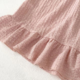 MQTIME  -  Summer baby clothing, girls aged 0-5, sweet dress, cute double sleeve skirt