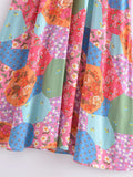 MQTIME  -  A-line Boho Dress Strapless Printed Summer Dress Femme Rayon Floral Straight Chic Maxi Dress Straps Holiday Vestidos