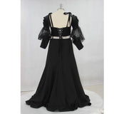 MQTIME  -  Sexy Black Tulle Pregnant Women Tops For Photography Charm Sweetheart Puff Sleeves Maternity Mini Mesh Female Blouse