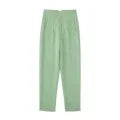 MQTIME  - 2024 New Chic Fashion Woman Pants Office Wear Pants for Women Vintage High Waist Zipper Fly Female Ankle Trousers Mujer Gothic
