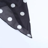 MQTIME  -  Polka Dot Print Medium and Long Dress Cute Girl Style Skirt Woman