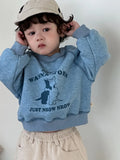 MQTIME  -  Winter New Children Fleece Sweatshirt Cute Boys Girls Long Sleeve Cartoon Tops Baby Warm Sweatshirt Kids Casual Pullover