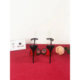 MQTIME  -  Spring Black Ultra fine Strap 12cm High Heels Strap Sexy Wristband Large Size Thin Heel Party Sandals for Women