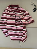 MQTIME  -  Summer New Children Loose Striped T Shirts Cotton Boys Girls Bottoming Shirts Toddler Long Sleeve Casual Tops Kids Clothes