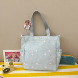  MQTIME  -  Korean Style Clear Window Pocket Tote Bag Women Star Pendant Large Capacity Daily School Handbags Fashion Shoulder Bags