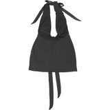 MQTIME  -  Women Backless Sexy Halter Dress Deep V-Neck Tight Bandage Summer Midnight Hottie Clubwear Trend Hipster Bodycon Dresses