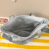  MQTIME  -  Korean Style Clear Window Pocket Tote Bag Women Star Pendant Large Capacity Daily School Handbags Fashion Shoulder Bags