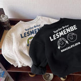 MQTIME  -  Kids Boys Sweatshirt New Winter Cartoon Printed Plus Fleece Toddler Girls Pullovers Round Neck Children Boys Sweatshirt