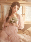 MQTIME  -   Women Photography Props Maternity Dresses Pink Perspective Pregnancy Pregant Dress Studio Photo Shoot Photo Clothes