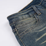  MQTIME  -  Y2k Low Rise Flared Jeans Woman Aesthetic 2000s Clothes Retro Casual  Denim Trousers All Match Bottom Streetwear Pants
