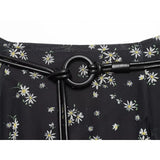  MQTIME  -  Chic Floral Elegant Long Skirts For Women Fashion 2026 New Spring Belt Midi Skirt High Street Casual Holiday Skirts Mujer