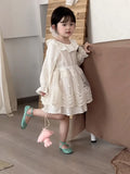 MQTIME  -  New Spring Baby Girls Princess Dresses Ruffles Lace Ball Gown Toddlers Kids Birthday Party Dress
