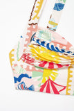 MQTIME  -  Beach Style Dress Sets Femme Floral Printing Crop Top Maxi Skirts Two Pieces Outfits Ethnic Camis Vestidos Boho Suits