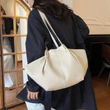 MQTIME  -  Women Shoulder Bag Solid Color Leather Simple Design Large Capacity Women Crossbody Multifunctiona Handbag