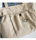 MQTIME  -  Casual Commuter Large Capaci Nylon Tote Bag Women's New 2025 College Student Class Bag Commuter Single oulder Tote Bag