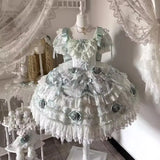 MQTIME  -  Young Girl Birthday Lolita Tutu Dress Trailing Princess Adult Party Dress Women Wedding High Quality Dress Photography Clothes