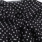  MQTIME  -  Polka Dot Printed Women Shirt Autumn New Bow Tied Blouse Woman Tops Lady Ruffles Long Sleeve Loose Elegant Blouses Top ﻿