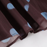 MQTIME  -  Temperament Vintage Polka Dot Print Irregular Design A-LINE Short Skirts