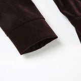 MQTIME  -  Cropped Trendy Velvet Pocket Cargo Jacket, High-waisted Skinny Hottie Fur Hooded Sweatshirt