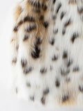 MQTIME  -  New Temperament Trend Leopard Print Faux Fur Vest Women's Autumn Round Neck Sleeveless Fashionable Lady Vest