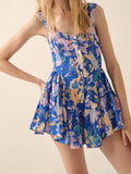 MQTIME  -  Elegant V-Neck Lace Dress Sleeveless  Fit Cocktail Party Dress with Zipper Closure and Floral Embroidery