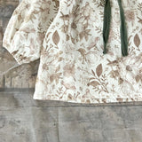 MQTIME  -  Autumn Baby Girls Two Piece Clothes Set Cotton Print Bow Tops Stretch Fragmented Lantern Pants Infant Girl Strappy Pants Outfits