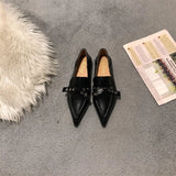 MQTIME  -  Fashion Pointed Toe Slip On Shoes Women Flat Loafer Casual 2024 New Arrivals Autumn Spring Flat Heel Office Work Footwear Shoes