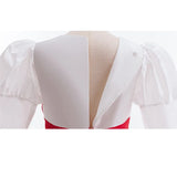 MQTIME  -  Halloween Girls Dress 2025 New Kids Elegant White Sweet Gown Children Fashion Vestidos Princess Floral Long Dresses 3-10Y