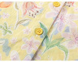 MQTIME  -  Summer Toddler Girl Clothes Korean Cartoon Cute Flowers Doll Collar Short Sleeve Baby Tops+Shorts Kids Boutique Clothing B100