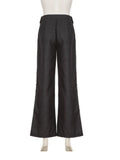 MQTIME  -   New Retro Low Waist Striped Woven Pants Loose Draped Straight Leg Trousers Trendy Commuter Casual Pants for Women