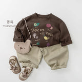 MQTIME  -  Spring New Children Casual Pants Boys Girls Vintage Harem Pants Baby Loose Trousers Solid Toddler Pants Kids Clothes