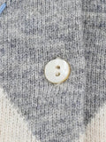 MQTIME  -  Women's Lapel Knitted Cardigan Women Ruffle Peter Pan Collar Button Long Sleeve Cropped Gray Sweater Casual Preppy Lady Tops