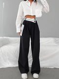 MQTIME  -  Summer Spring Women Wig Leg Oversized Harem Pants Trousers Streetwear High Waist Loose Fit Baggy Pants Cargo