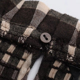  MQTIME  -  Chic Fashion Honeycomb Check Blouses for Women New Long Sleeve Women's Casual Simple Style Shirt And Blouse Woman Tops