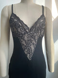 MQTIME  -  Sexy Lace Splicing Split Dress Women Sleeveless See Through Bodycon Dresses 2024 New Party Club Robes with Built-in Shapewear