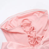 MQTIME  -  Sexy Backless Big Bow Dress Bandeau Dress Women's New Temperament Short Skirt