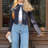 MQTIME  -  Autumn/Winter New Casual Simple Solid Colour Long-Sleeved Jacket Sweater