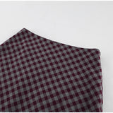  MQTIME  -  Vintage Plaid Slim Long Fishtail Skirts Women High Waist Zipper Hip Package Skirt 2026 Spring Lady Commute All-match Clothes