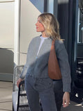MQTIME  -  Knit Women Cardigan Casual Full Sleeve Zipper O Neck Pleated Solid Lady Sweater Top 2025 Autumn Fashion Female Knitwear