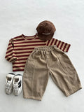  MQTIME  -  Autumn New Children Casual Pants Fashion Boys Simple Pocket Trousers Solid Baby Girls Loose Harem Pants Cotton Kids Clothes