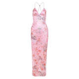 MQTIME  -  Bodycon Dresses Ladies Woman Streamers Flowing Hanging Dangling Moving Dynamic Changing Shifting Transforming Converting Style