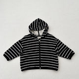  MQTIME  -  Autumn New Children Long Sleeve Coat Boys Zipper Jacket Baby Hooded Tops Girls Casual Sweatshirt Cardigan Kids Clothes