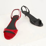 MQTIME  -  New Women's Sandals Exquisite Snake Pattern Low Heel Sandals for Woman Fashion Model Casual Shoes Designer Shoes Sandalias Mujer