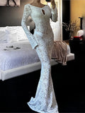 MQTIME  -  Sexy Lace Long Dresses For Women Summer 2025 New Fashion Hollow Out See Through Maxi Dress Lady Chic Beach Evening Party Dresses