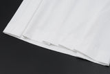  MQTIME  -  Sweet Summer Temperament Loose All Match Solid Peter Pan Collar Puff Sleeve Ruffles Dresses