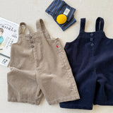MQTIME  -  Children Jumpsuit 2025 Autumn Korean Baby Girls Overalls Wide-leg Pants 1-6 Years Boy's Suspenders Pants