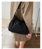 MQTIME  -  Korean Version Niche Large Capacity Lightweight New Solid Color Nylon Casual Solid Color Crossbody Bag