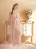 MQTIME  -   Women Photography Props Maternity Dresses Pink Perspective Pregnancy Pregant Dress Studio Photo Shoot Photo Clothes