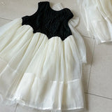 MQTIME  -  Baby Girls Sweet Dress Summer New Style Baby Birthday Princess Gown Kids Mesh Puffy Vestidos Children Casual Sleeveless Clothing