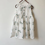 MQTIME  -  Children's Summer Clothing 1-10Y Elegant Girls' Flower Embroidery Vest Dress Lovely Kid's O Neck Sleeveless Dress Girls' Outfits